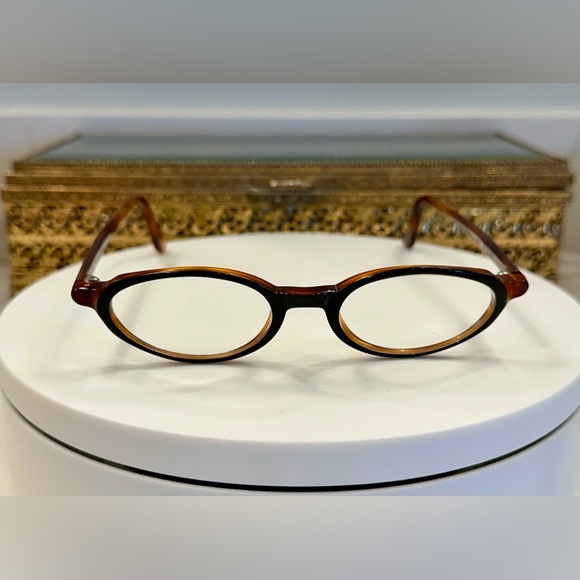 byblos - Vintage Slim & Narrow Oval Black/Tortoiseshell Rx Frames, Italy, EUC - Picture 3 of 17